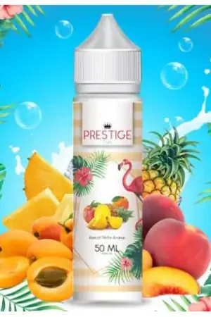 Acheter Direct E-liquide Abricot Pêche Ananas 50ml Prestige Fruits