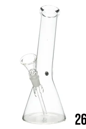 BANG EN VERRE BEAKER BEND 26CM Dernière Chance