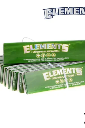 PAPIER A ROULER ELEMENTS GREEN CONNOISSEUR 2 EN 1 X10 Marque