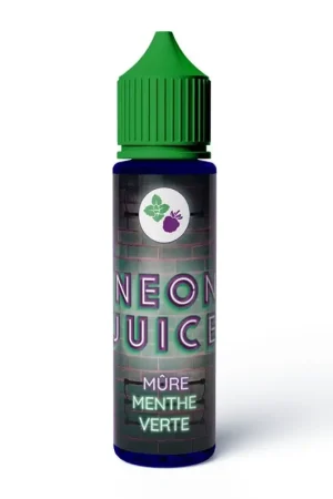 Mûre Menthe Verte 50 ml - Néon Juice Usine Directe