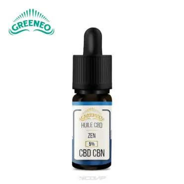 Zen Huile CBD + CBN Greeneo 10ml Top Vente