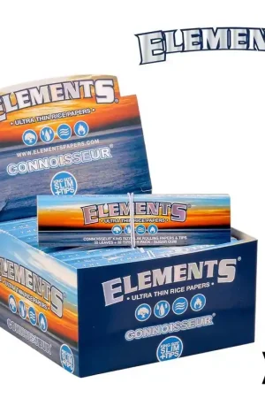 Quantité Limitée PAPIER A ROULER ELEMENTS CONNOISSEUR 2 EN 1 X24