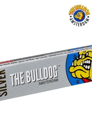 FEUILLES A ROULER THE BULLDOG SILVER SLIM + TIPS Expédié Aujourd’hui