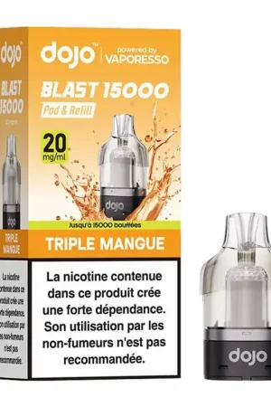 Cartouche Dojo Blast 15K Triple Mangue - Vaporesso Pas Cher