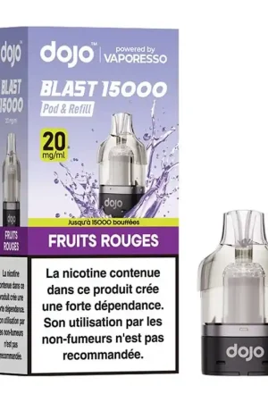 Cartouche Dojo Blast 15K Fruits Rouges - Vaporesso Prix Choc