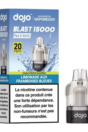 Cartouche Dojo Blast 15K Limonade aux Framboises Bleues - Vaporesso Prix Réduit