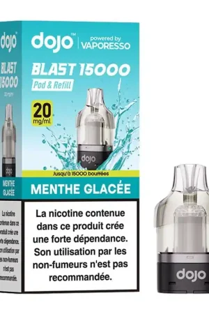 Cartouche Dojo Blast 15K Menthe Glacée - Vaporesso Bon Marché