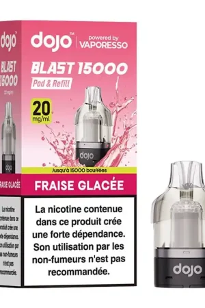 Acheter En Ligne Cartouche Dojo Blast 15K Fraise Glacée - Vaporesso