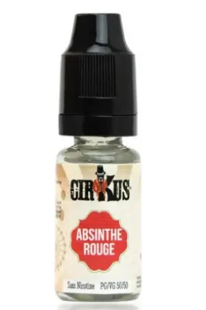 Authentique E-liquide ABSINTHE ROUGE 50/50 CIRKUS