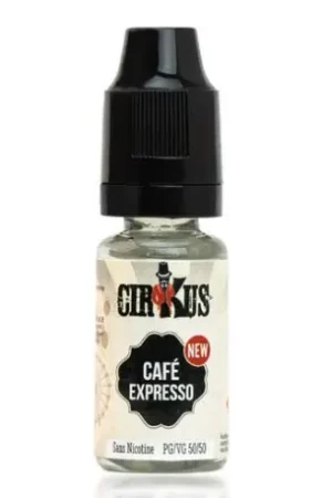 E-liquide CAFÉ EXPRESSO 50/50 CIRKUS Satisfait Ou Remboursé