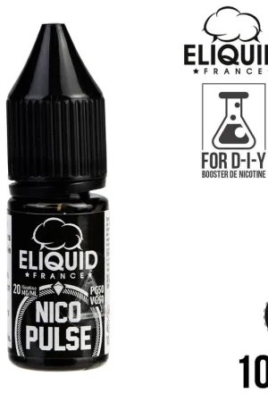 BOOSTER DE NICOTINE NICOPULSE PG50% VG50% 10ML Expédition Rapide