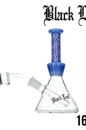 BUBBLER BLACK LEAF OIL RIG 16CM Dernière Chance