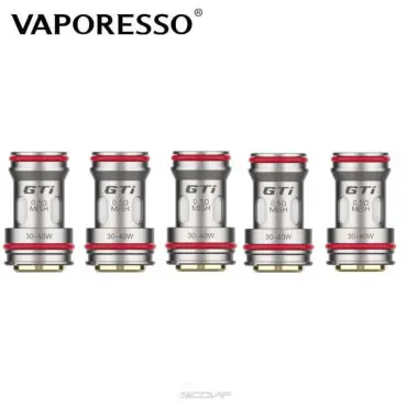 Acheter Direct 5 Résistances GTi Mesh Vaporesso