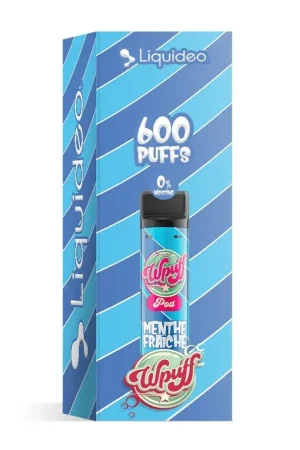 Wpuff 1800 1 Pod Menthe Fraîche - Liquideo Offre Limitée