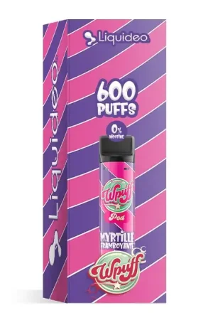 Wpuff 1800 1 Pod Myrtille Framboyante - Liquideo Paiement Sécurisé