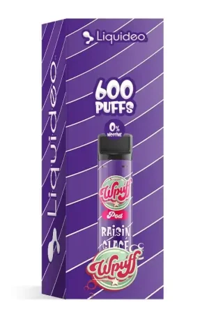 Wpuff 1800 1 Pod Raisin Glacé - Liquideo Meilleur Choix