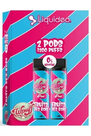 Wpuff 1800 2 Pods Fruits des Bois - Liquideo Meilleur Prix