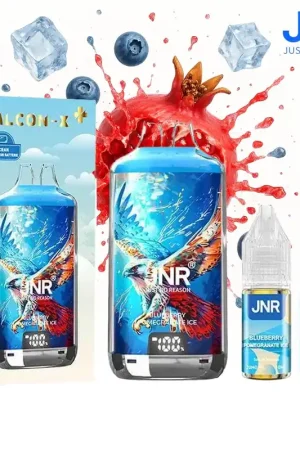 Vente Flash PUFF JNR FALCON-X PLUS BLUEBERRY POMEGRANATE 20MG 28000 PUFFS