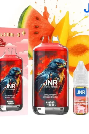 PUFF JNR FALCON-X PLUS WATERMELON MANGO PEACH 20MG 28000 PUFFS Affaire À Saisir