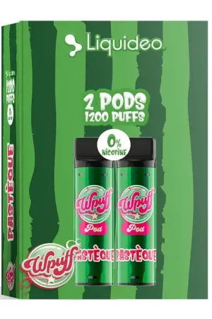 Wpuff 1800 2 Pods Pastèque - Liquideo Vente Directe