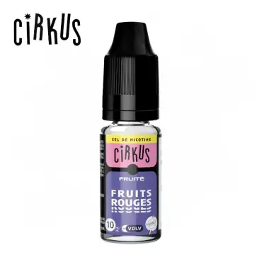 Fruits Rouges Sel de nicotine CirKus 10ml Satisfait Ou Remboursé
