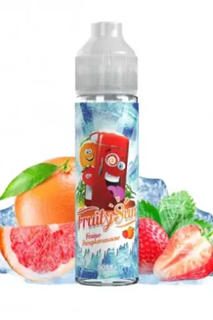 Certifié E-liquide Fraise Pamplemousse 50ml Fruity Sun