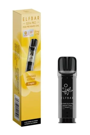 Cartouches Elfa Pro Ananas Citron - Elfbar Dernier Modèle
