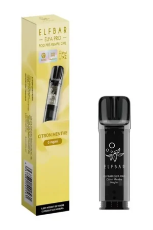 Promotion Cartouches Elfa Pro Citron Menthe - Elfbar
