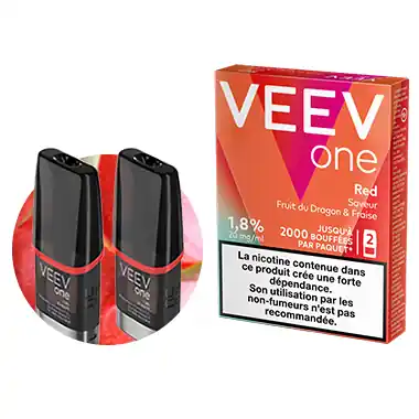 Capsules VEEV One Fruit du Dragon Fraise - VEEV Acheter En Ligne