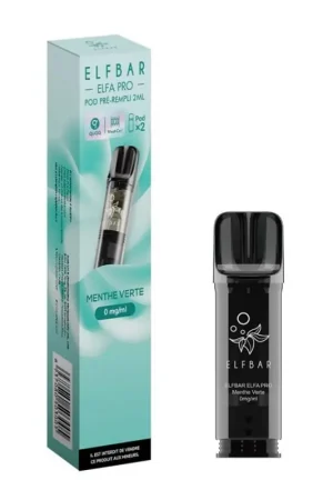 Acheter En Ligne Cartouches Elfa Pro Menthe Verte - Elfbar