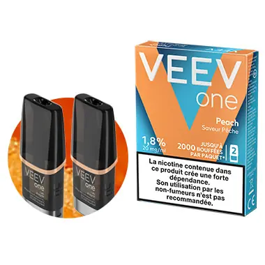 Prix Cassé Capsules VEEV One Pêche - VEEV