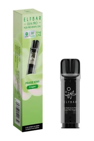 Authentique Cartouches Elfa Pro Kiwi Fraise - Elfbar