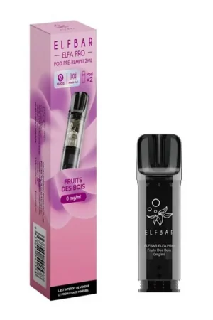 Acheter En Ligne Cartouches Elfa Pro Fruits des Bois - Elfbar