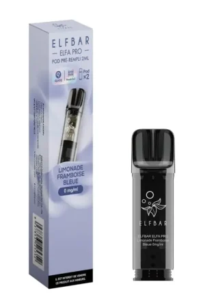 Haute Qualité Cartouches Elfa Pro Limonade Framboise Bleue - Elfbar