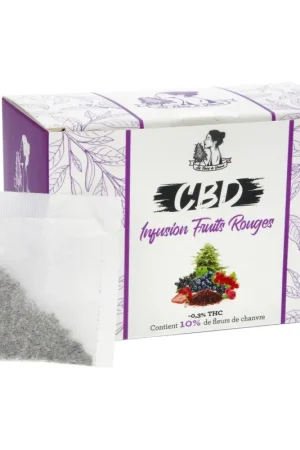 Bon Marché INFUSION CBD LES FLEURS DE JEANNE FRUITS ROUGES 20 SACHETS 36G