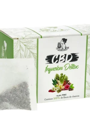 INFUSION CBD LES FLEURS DE JEANNE DETOX 20 SACHETS 36G Offre Spéciale