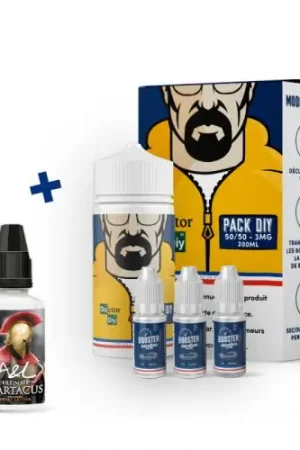 Pack DIY SPARTACUS SWEET 230 ml 50/50 Promotion Saisonnière