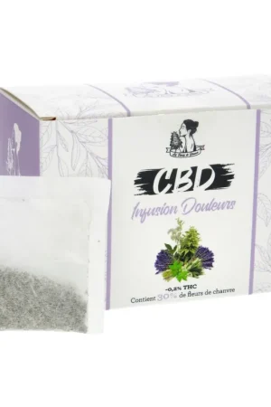 INFUSION CBD LES FLEURS DE JEANNE DOULEURS 20 SACHETS 36G Dernier Modèle
