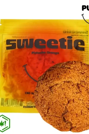 Prix Cassé COOKIE CBD SWEETIE PISTACHE ORANGE DELTA 9 50MG - CBD 50MG