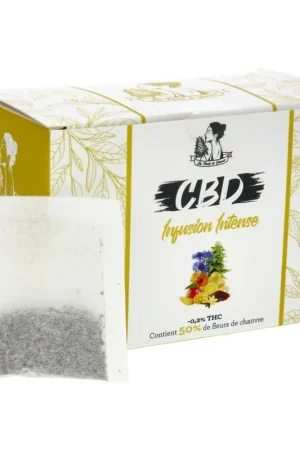Top Vente INFUSION CBD LES FLEURS DE JEANNE INTENSE 20 SACHETS 36G