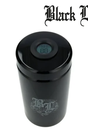 Top Vente JARRE EN VERRE BLACK LEAF VIOLET 1000ML AVEC INDICATEUR