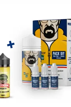 Pack DIY DELICIO DICTATOR 230 ml 50/50 Certifié