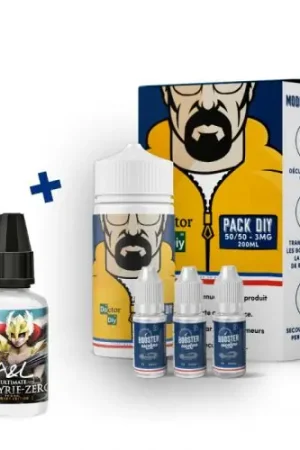 Pack DIY VALKYRIE ZERO SWEET 230 ml 50/50 Prix Réduit