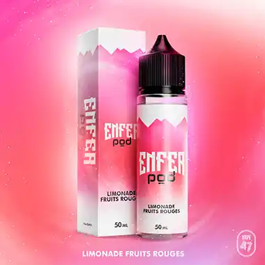Limonade Fruits Rouges 50ml - Enfer Pod Livraison Express