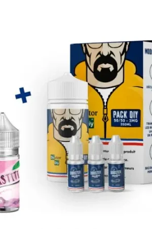 Pack DIY CASSIS MYRTILLE 230 ml 50/50 Dernier Modèle