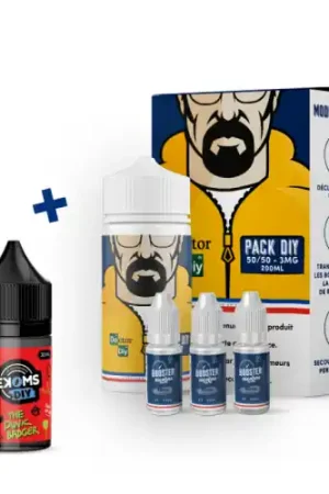 Prix Cassé Pack DIY THE PUNK BADGER 230 ml 50/50