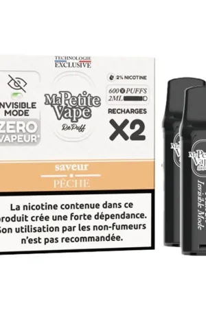 Certifié Cartouches RePuff Smokeless Pêche - Ma Petite Vape