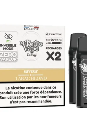 Pas Cher Cartouches RePuff Smokeless Tabac Blond - Ma Petite Vape