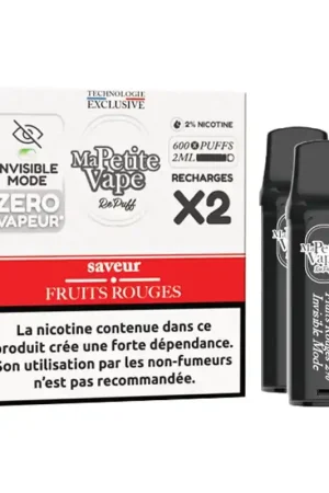 Must-Have Cartouches RePuff Smokeless Fruits Rouges - Ma Petite Vape