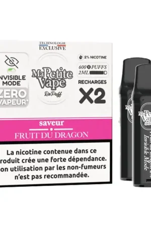 Promotion Saisonnière Cartouches RePuff Smokeless Fruit du Dragon - Ma Petite Vape